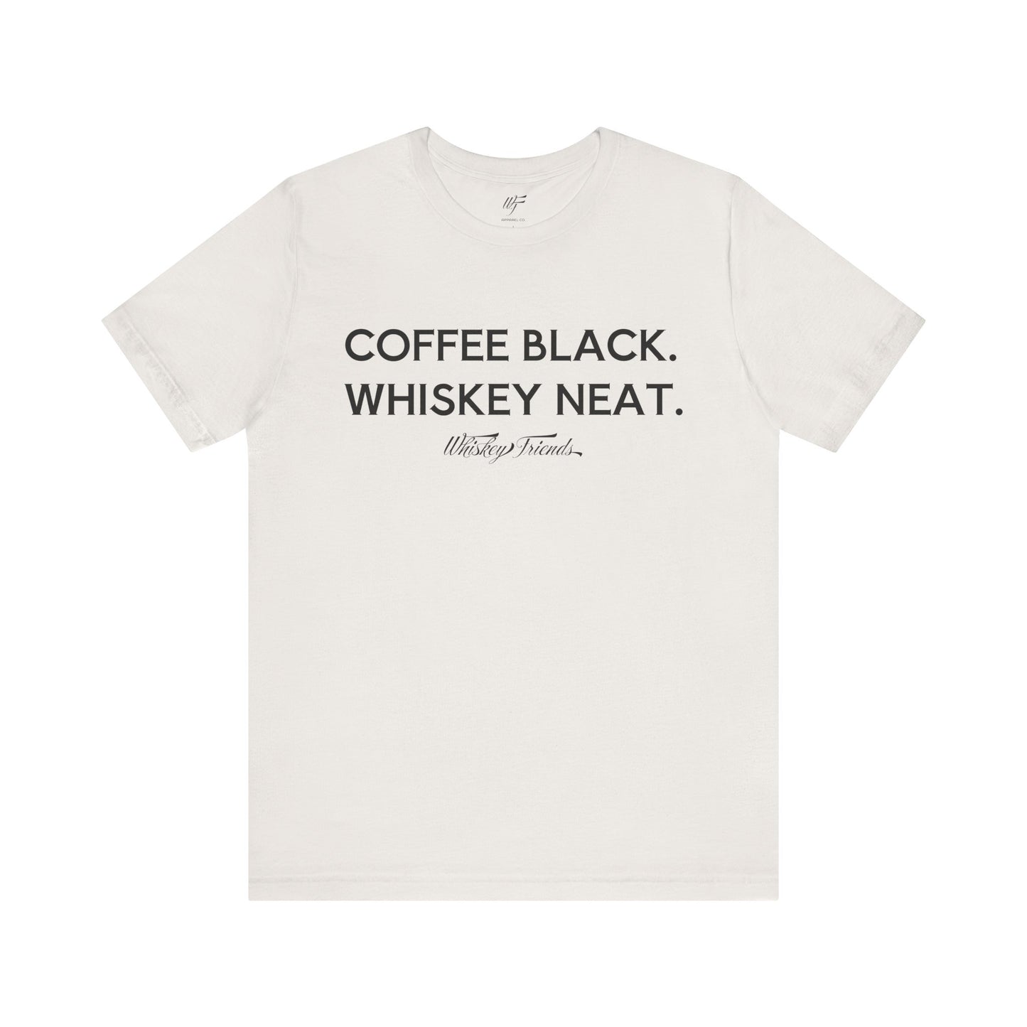 WF Coffee + Whiskey Unisex Jersey Short Sleeve Tee