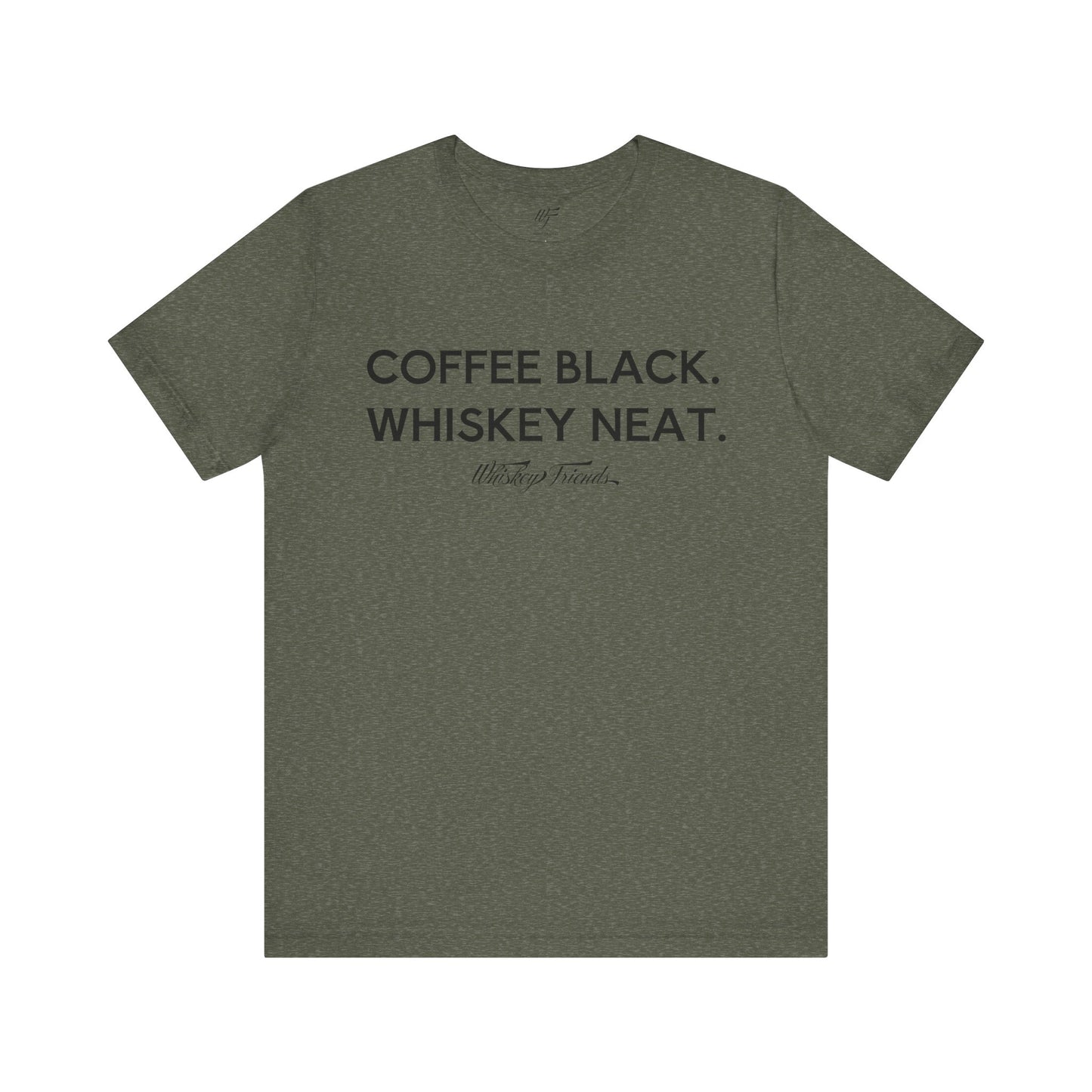 WF Coffee + Whiskey Unisex Jersey Short Sleeve Tee