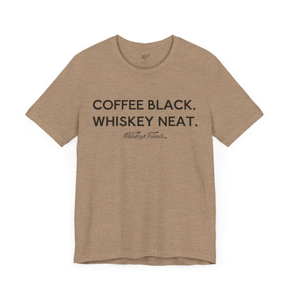 WF Coffee + Whiskey Unisex Jersey Short Sleeve Tee