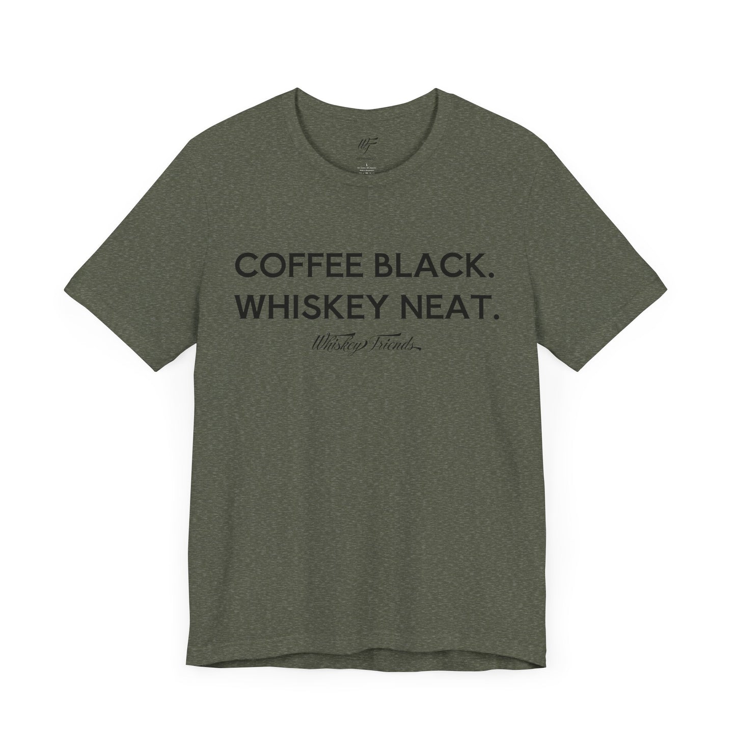 WF Coffee + Whiskey Unisex Jersey Short Sleeve Tee