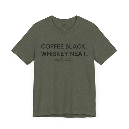 WF Coffee + Whiskey Unisex Jersey Short Sleeve Tee