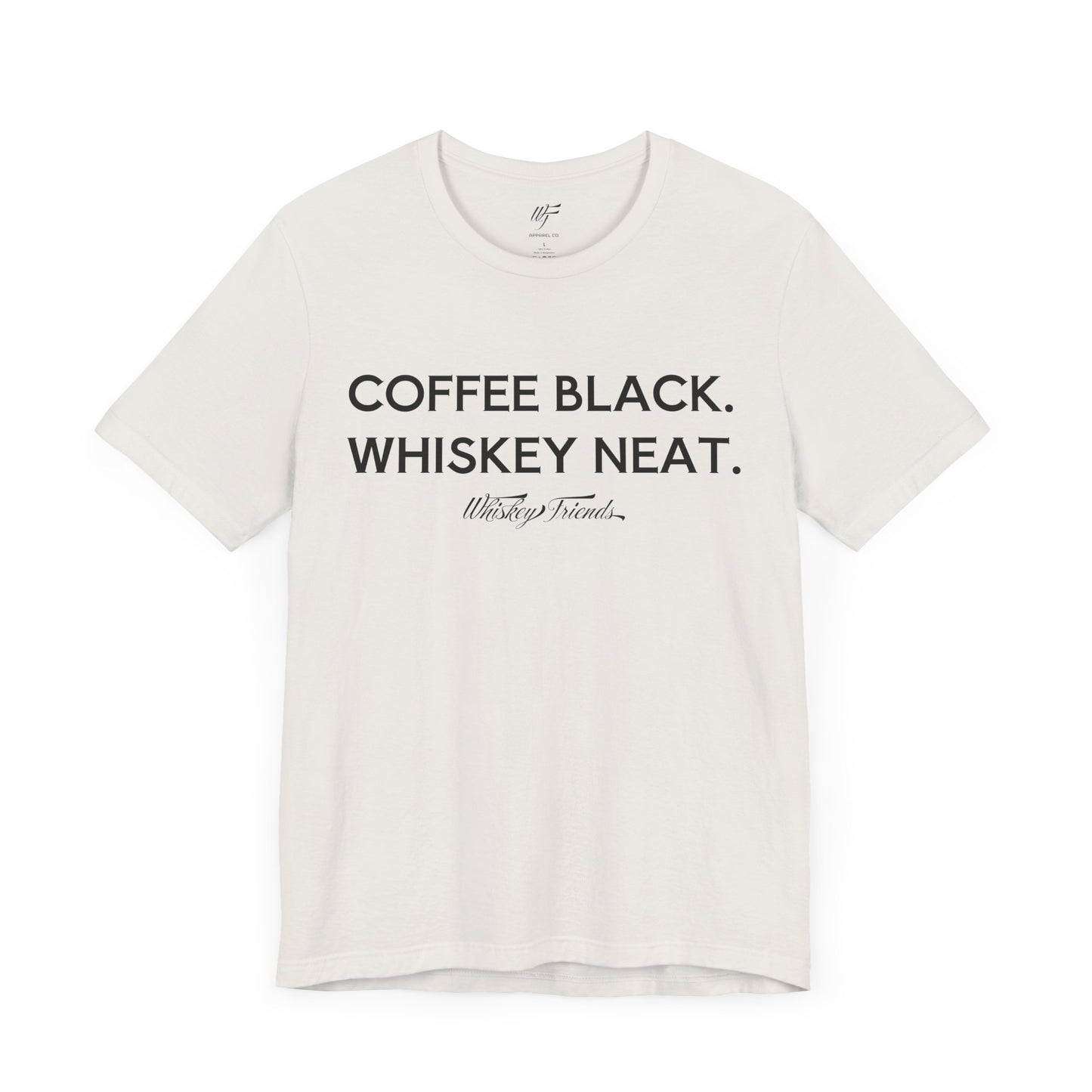 WF Coffee + Whiskey Unisex Jersey Short Sleeve Tee